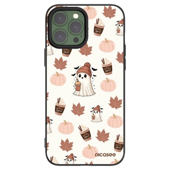 Picasee silikonový černý obal pro Apple iPhone 13 Pro Max - Pumpkin spice