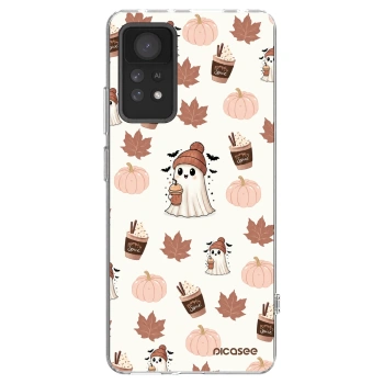 Picasee silikonový průhledný obal pro Xiaomi Redmi Note 11 Pro - Pumpkin spice
