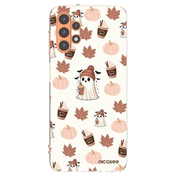Picasee silikonový průhledný obal pro Samsung Galaxy A13 4G A135 - Pumpkin spice