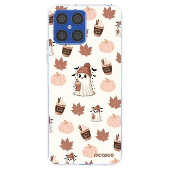 Picasee silikonový průhledný obal pro Honor X8 4G - Pumpkin spice