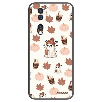 Picasee silikonový černý obal pro Honor 70 - Pumpkin spice