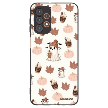 Picasee silikonový černý obal pro Samsung Galaxy A23 A235F 4G - Pumpkin spice