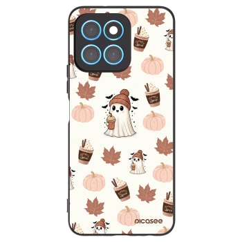 Picasee silikonový černý obal pro Honor X8 5G - Pumpkin spice