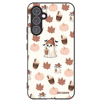 Picasee silikonový černý obal pro Samsung Galaxy A54 5G A546B - Pumpkin spice