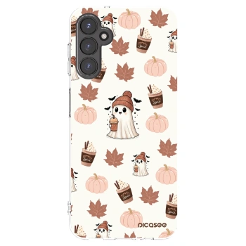 Picasee silikonový průhledný obal pro Samsung Galaxy A14 5G A146P - Pumpkin spice