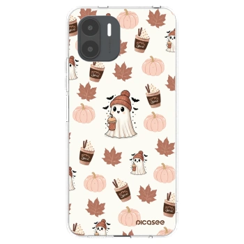 Picasee silikonový průhledný obal pro Xiaomi Redmi A2 - Pumpkin spice