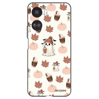 Picasee silikonový černý obal pro Honor 90 Lite 5G - Pumpkin spice