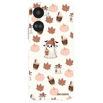Picasee silikonový průhledný obal pro Honor 90 Lite 5G - Pumpkin spice