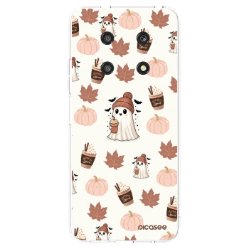 Picasee silikonový průhledný obal pro Honor Magic4 Lite 5G - Pumpkin spice