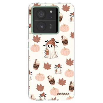 Picasee silikonový průhledný obal pro Xiaomi 13T - Pumpkin spice