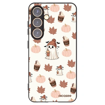 Picasee silikonový černý obal pro Samsung Galaxy S24 S921B 5G - Pumpkin spice