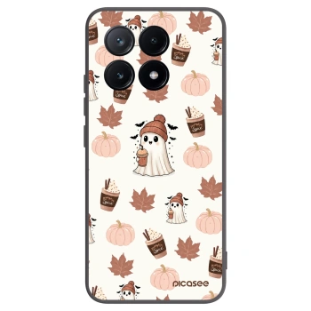 Picasee silikonový černý obal pro Xiaomi Poco X6 Pro - Pumpkin spice