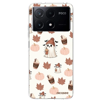 Picasee silikonový průhledný obal pro Xiaomi Poco X6 Pro - Pumpkin spice