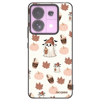 Picasee silikonový černý obal pro Xiaomi Redmi Note 13 Pro 5G - Pumpkin spice