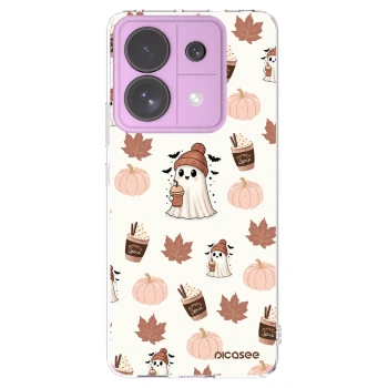Picasee silikonový průhledný obal pro Xiaomi Redmi Note 13 Pro 5G - Pumpkin spice