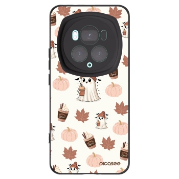 Picasee silikonový černý obal pro Honor Magic6 Pro - Pumpkin spice