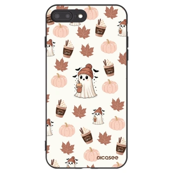 Picasee silikonový černý obal pro Apple iPhone 8 Plus - Pumpkin spice