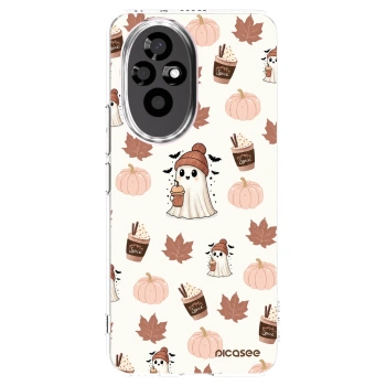 Picasee silikonový průhledný obal pro Honor 200 Pro 5G - Pumpkin spice