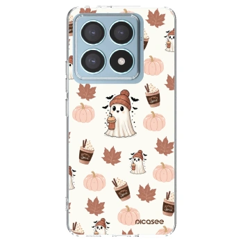 Picasee silikonový průhledný obal pro Xiaomi 14T Pro - Pumpkin spice