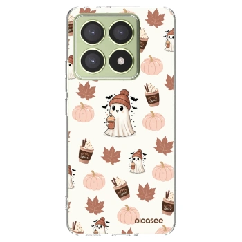 Picasee silikonový průhledný obal pro Xiaomi 14T - Pumpkin spice