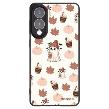 Picasee silikonový černý obal pro Samsung Galaxy S25 Edge 5G - Pumpkin spice