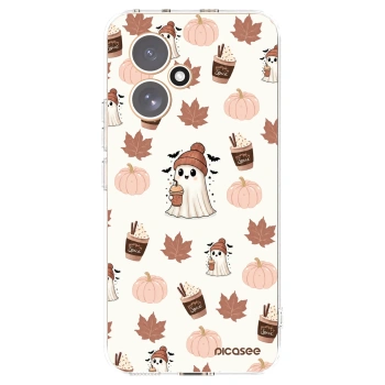 Picasee silikonový průhledný obal pro Honor 400 5G - Pumpkin spice