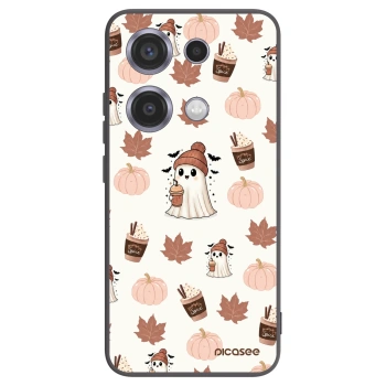 Picasee silikonový černý obal pro Xiaomi Redmi Note 14S - Pumpkin spice