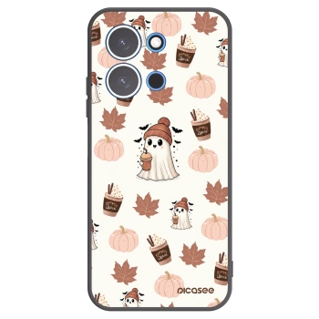Picasee silikonový černý obal pro Xiaomi Redmi 15C 4G - Pumpkin spice