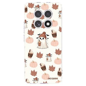 Picasee silikonový průhledný obal pro Xiaomi Redmi Note 15 4G - Pumpkin spice