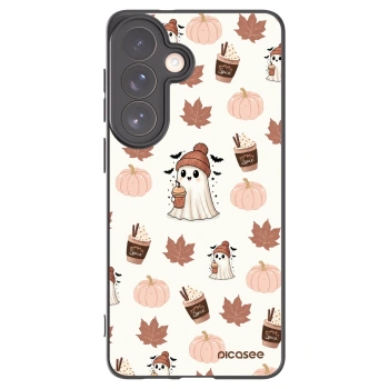 Picasee silikonový černý obal pro Samsung Galaxy S26+ - Pumpkin spice