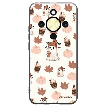 Picasee silikonový černý obal pro Honor Magic8 Lite 5G - Pumpkin spice