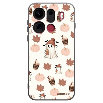 Picasee silikonový černý obal pro OPPO Find X9 Pro - Pumpkin spice