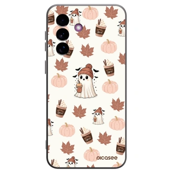Picasee silikonový černý obal pro Samsung Galaxy A37 - Pumpkin spice