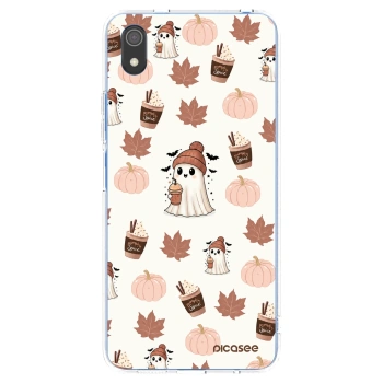 Picasee silikonový průhledný obal pro Xiaomi Redmi 7A - Pumpkin spice