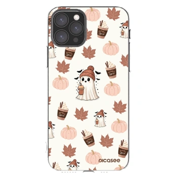 Silikonový průhledný obal pro Apple iPhone 11 Pro - Pumpkin spice