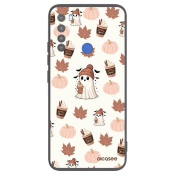 Silikonový černý obal pro Xiaomi Redmi Note 8T - Pumpkin spice