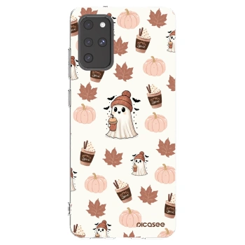 Picasee silikonový průhledný obal pro Samsung Galaxy S20+ G985F - Pumpkin spice