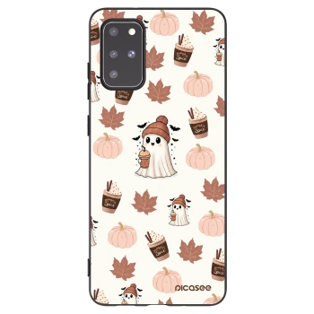 Picasee silikonový černý obal pro Samsung Galaxy S20+ G985F - Pumpkin spice