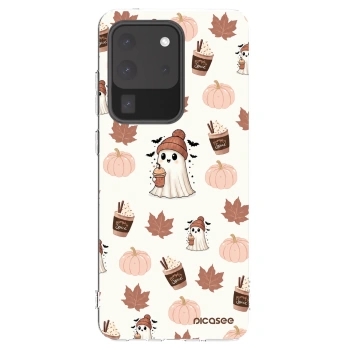 Picasee silikonový průhledný obal pro Samsung Galaxy S20 Ultra 5G G988F - Pumpkin spice