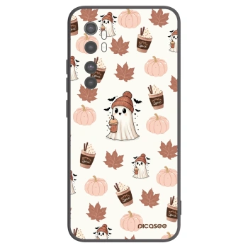 Picasee silikonový černý obal pro Xiaomi Mi Note 10 Lite - Pumpkin spice
