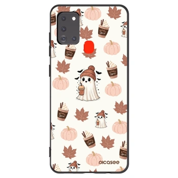 Picasee silikonový černý obal pro Samsung Galaxy A21s - Pumpkin spice