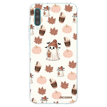 Picasee silikonový průhledný obal pro Samsung Galaxy A30s A307F - Pumpkin spice