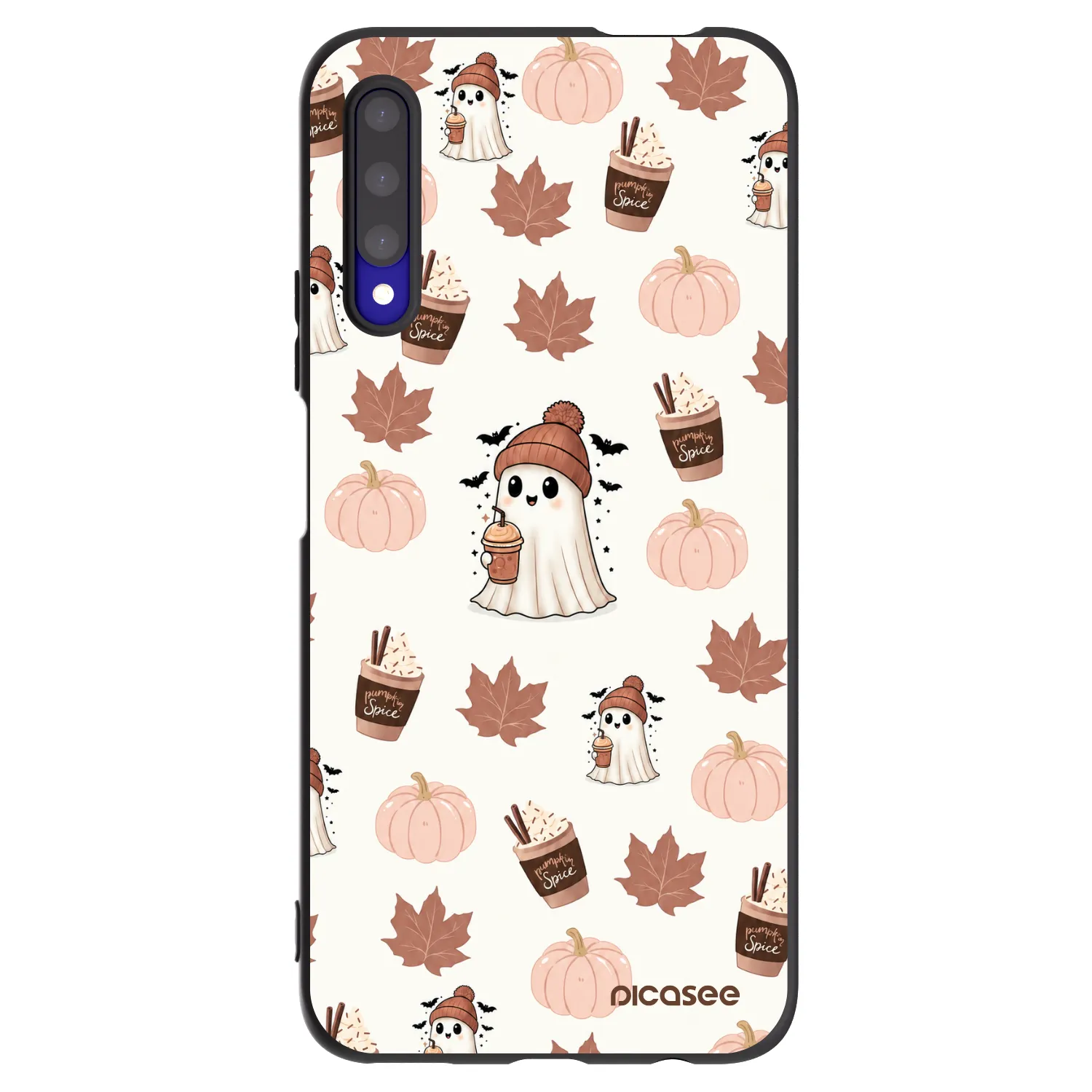 Picasee silikonový černý obal pro Honor 9X Pro - Pumpkin spice