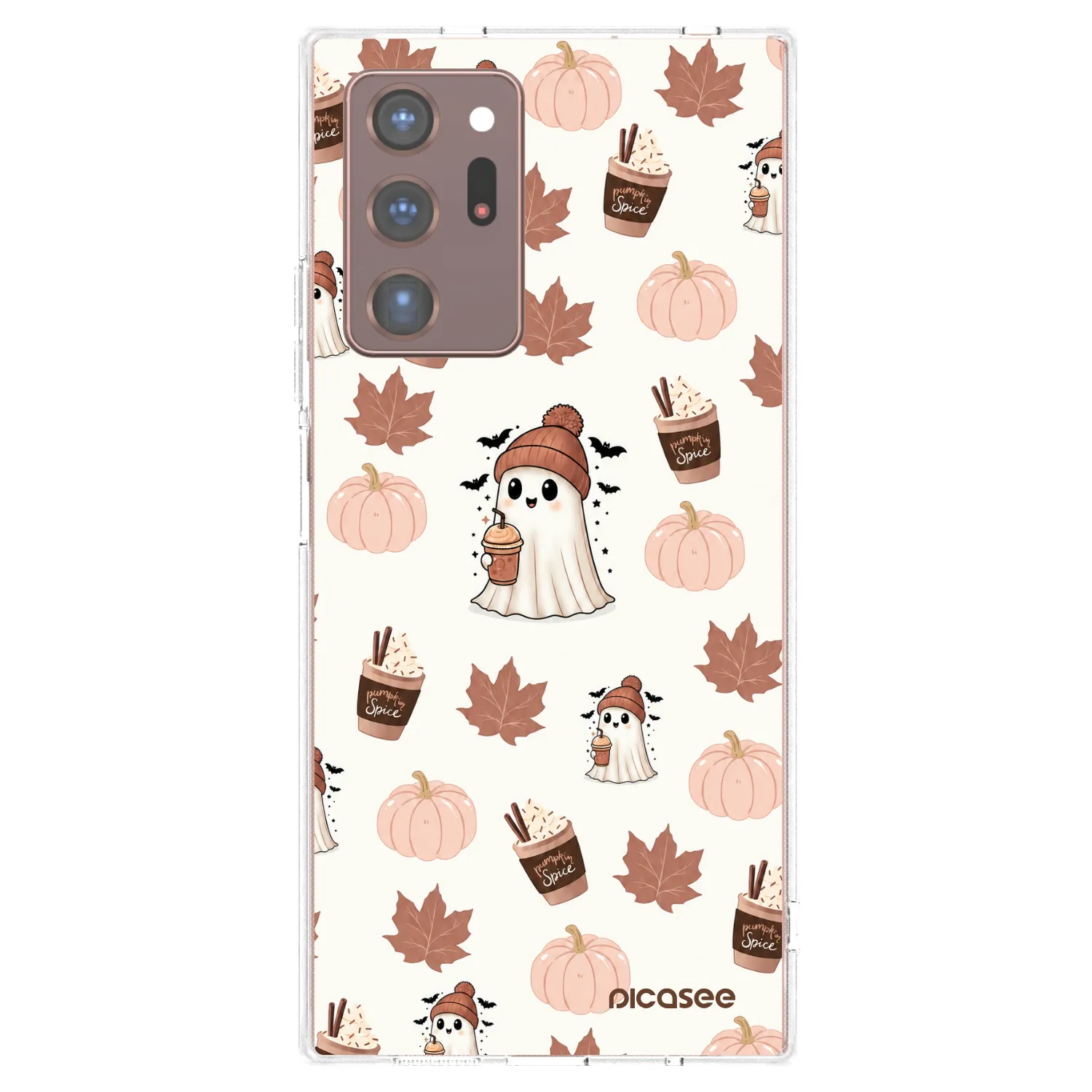 Picasee silikonový průhledný obal pro Samsung Galaxy Note 20 Ultra - Pumpkin spice