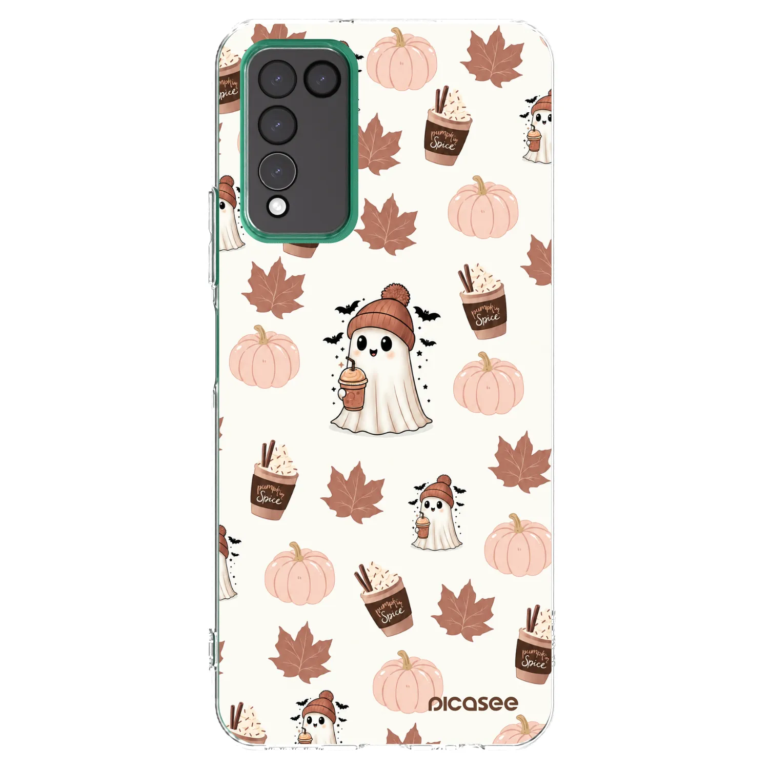 Picasee silikonový průhledný obal pro Honor 10X Lite - Pumpkin spice