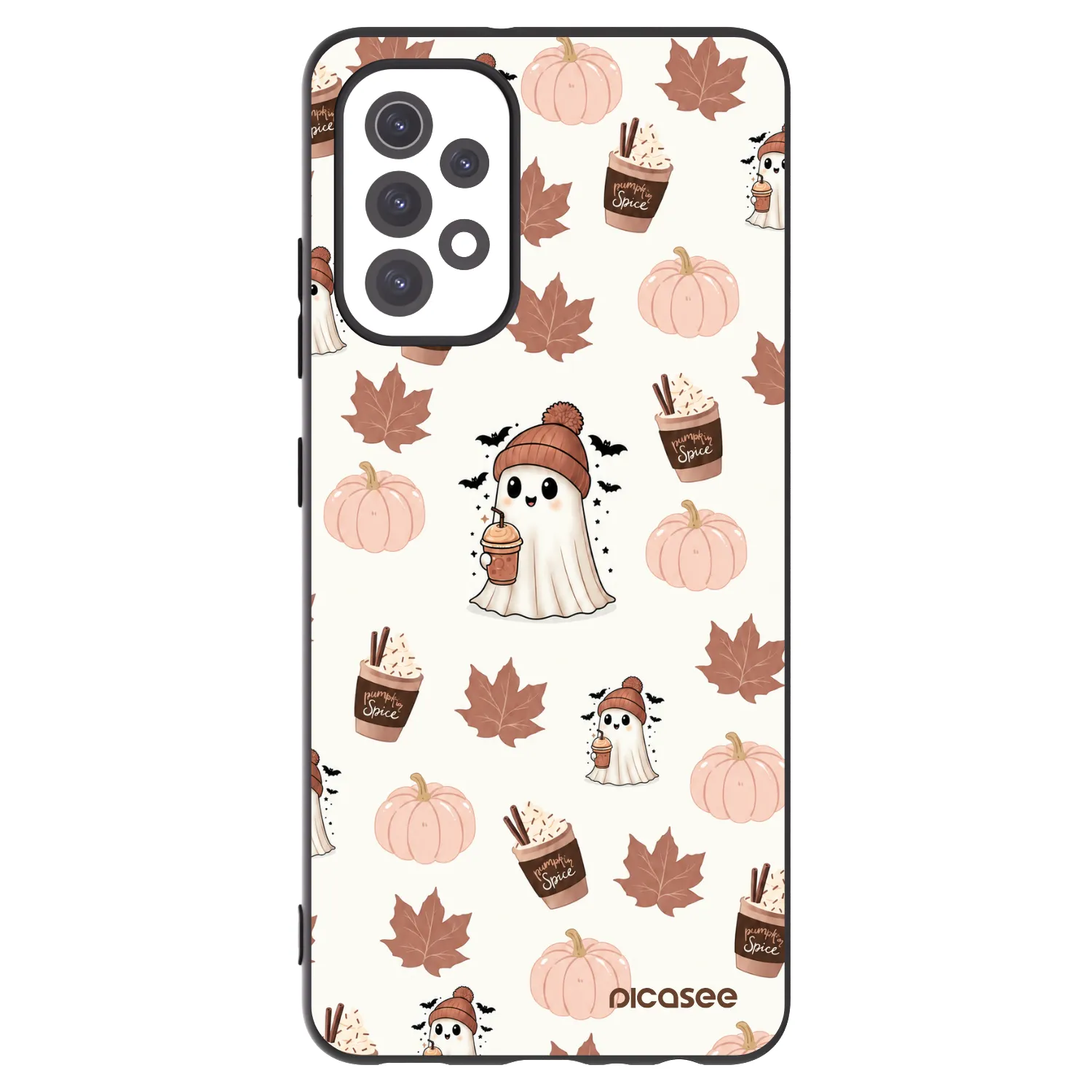 Picasee silikonový černý obal pro Samsung Galaxy A32 5G A326B - Pumpkin spice