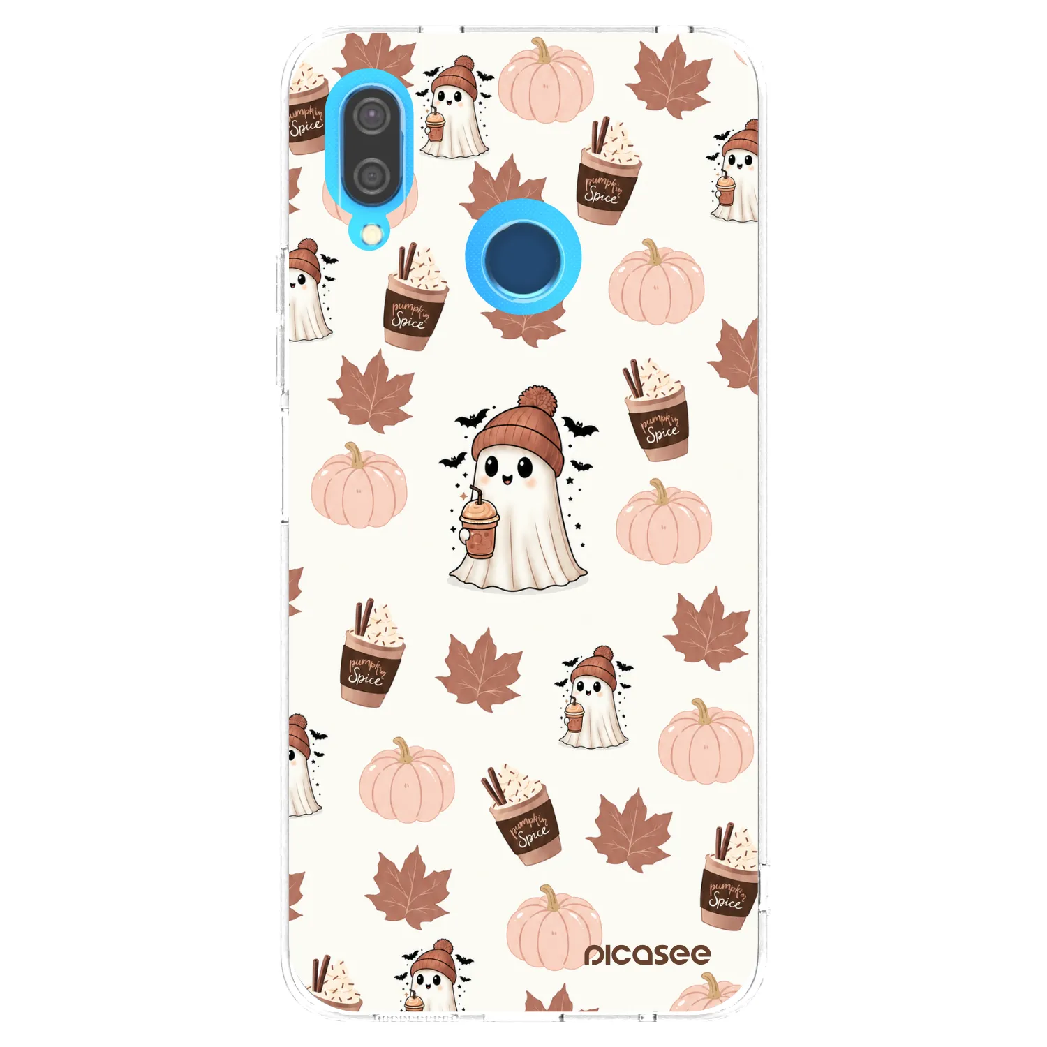 Picasee silikonový průhledný obal pro Huawei P20 Lite - Pumpkin spice