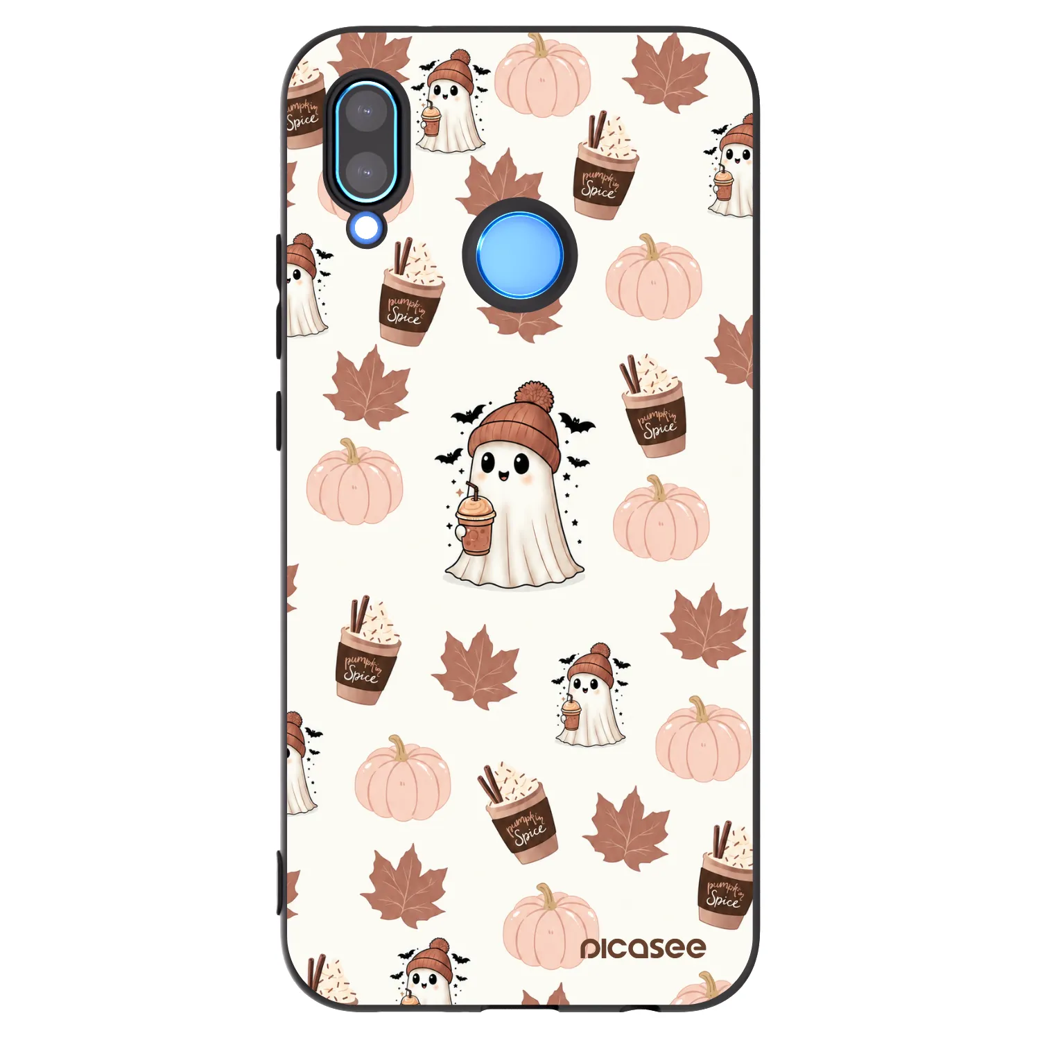 Picasee silikonový černý obal pro Huawei P20 Lite - Pumpkin spice