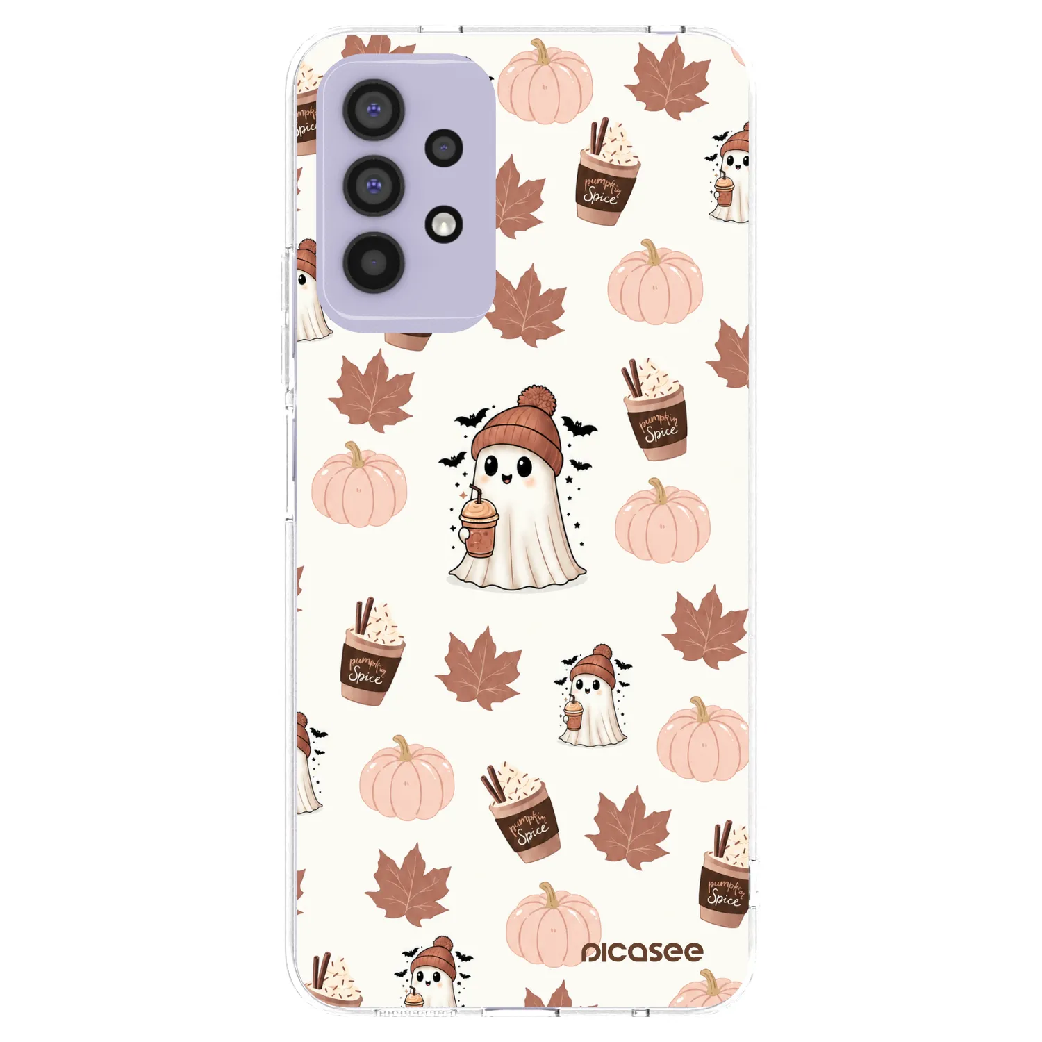Picasee silikonový průhledný obal pro Samsung Galaxy A32 4G SM-A325F - Pumpkin spice