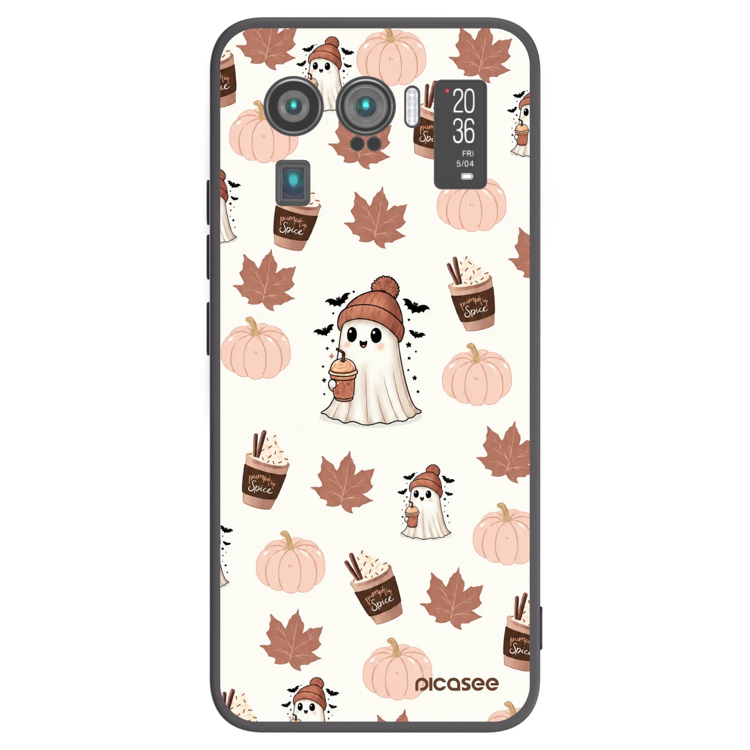Picasee silikonový černý obal pro Xiaomi Mi 11 Ultra - Pumpkin spice